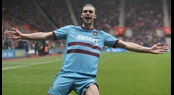 Andy Carroll celebrates against Southampton